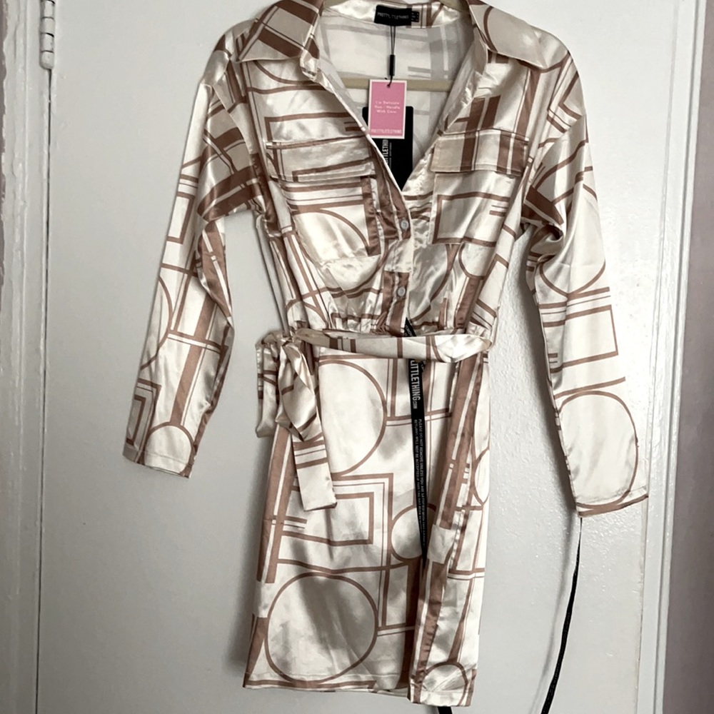 Bran new satin bodycon dress